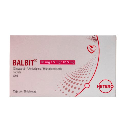 Balbit 20/5/12.5 Mg Con 28 Tabletas