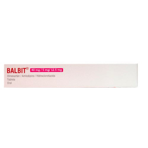Balbit 40/5/12.5 Mg Con 28 Tabletas