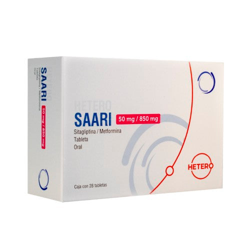 Saari 50/850 Mg Con 28 Tabletas