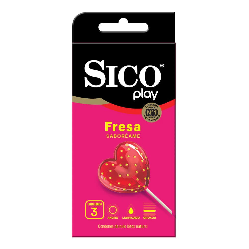 Preserv Sico Play Fresa C/3