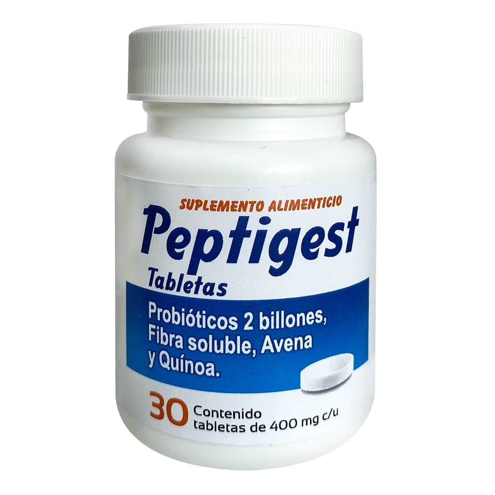 Peptigest 400 Mg Con 30 Tabletas