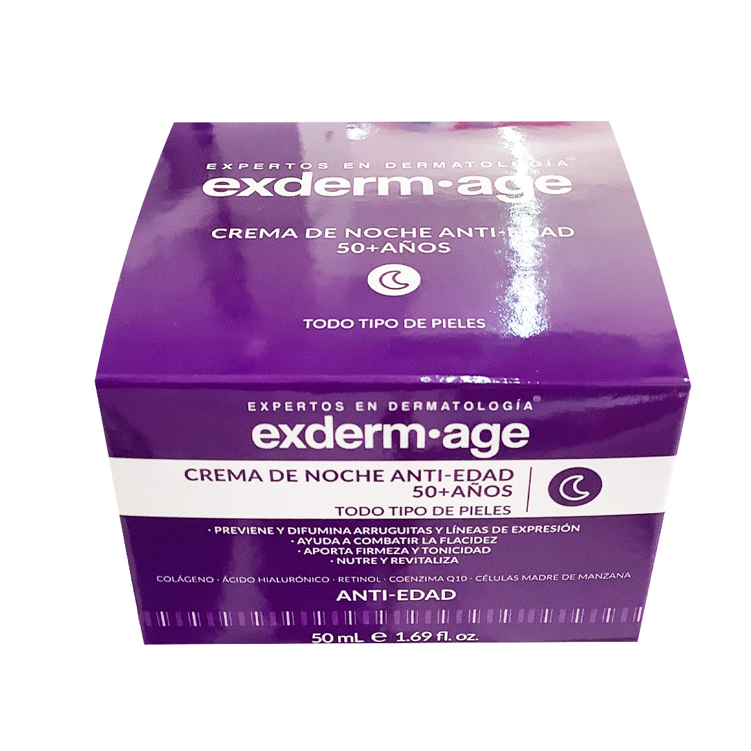 Exderm Age, Crema De Noche 50 Años + 50 Ml