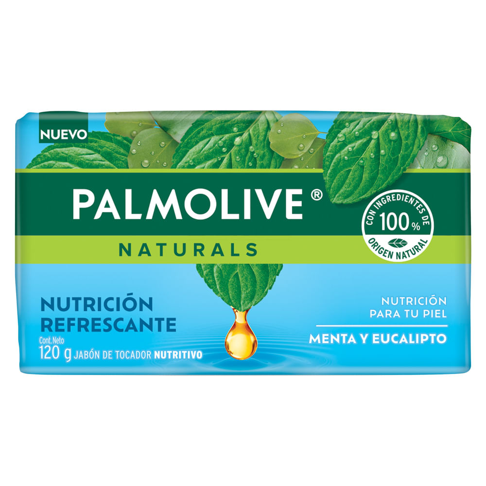 Jabon En Barra Palmolive Naturals Menta-Eucalipto 120 G