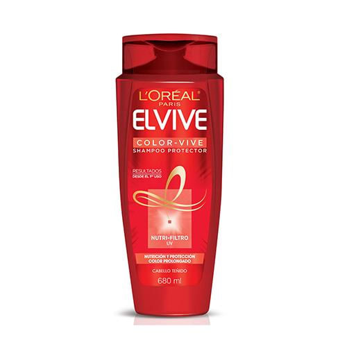 Shampoo  Elvive Color-Vive Uv 680 Mililitros