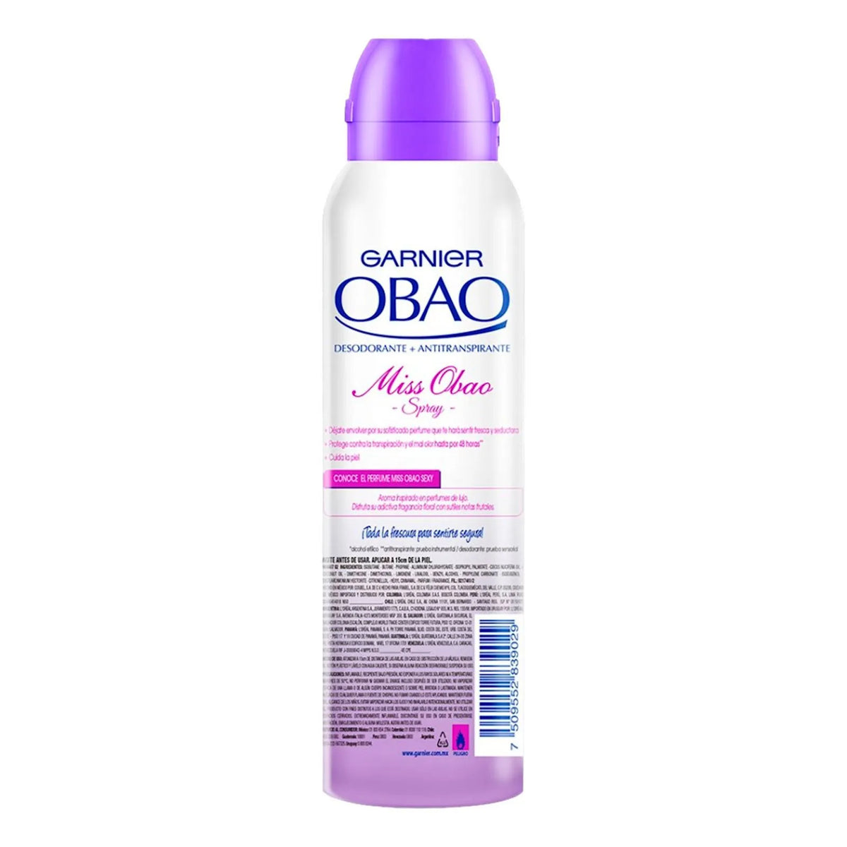 Desodorante Obao Miss Sexy 48 Horas Spray 150 Ml