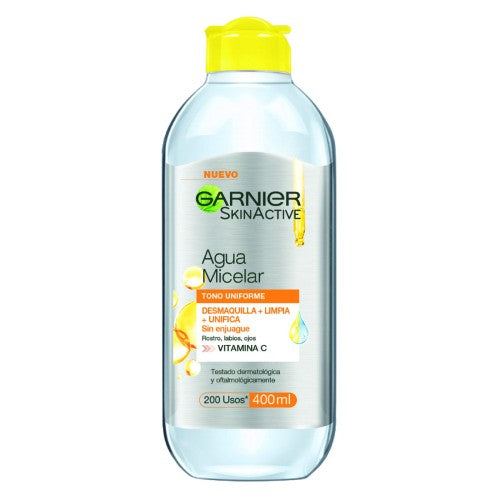 Agua Micelar Garnier Tono Uniforme 400 Ml