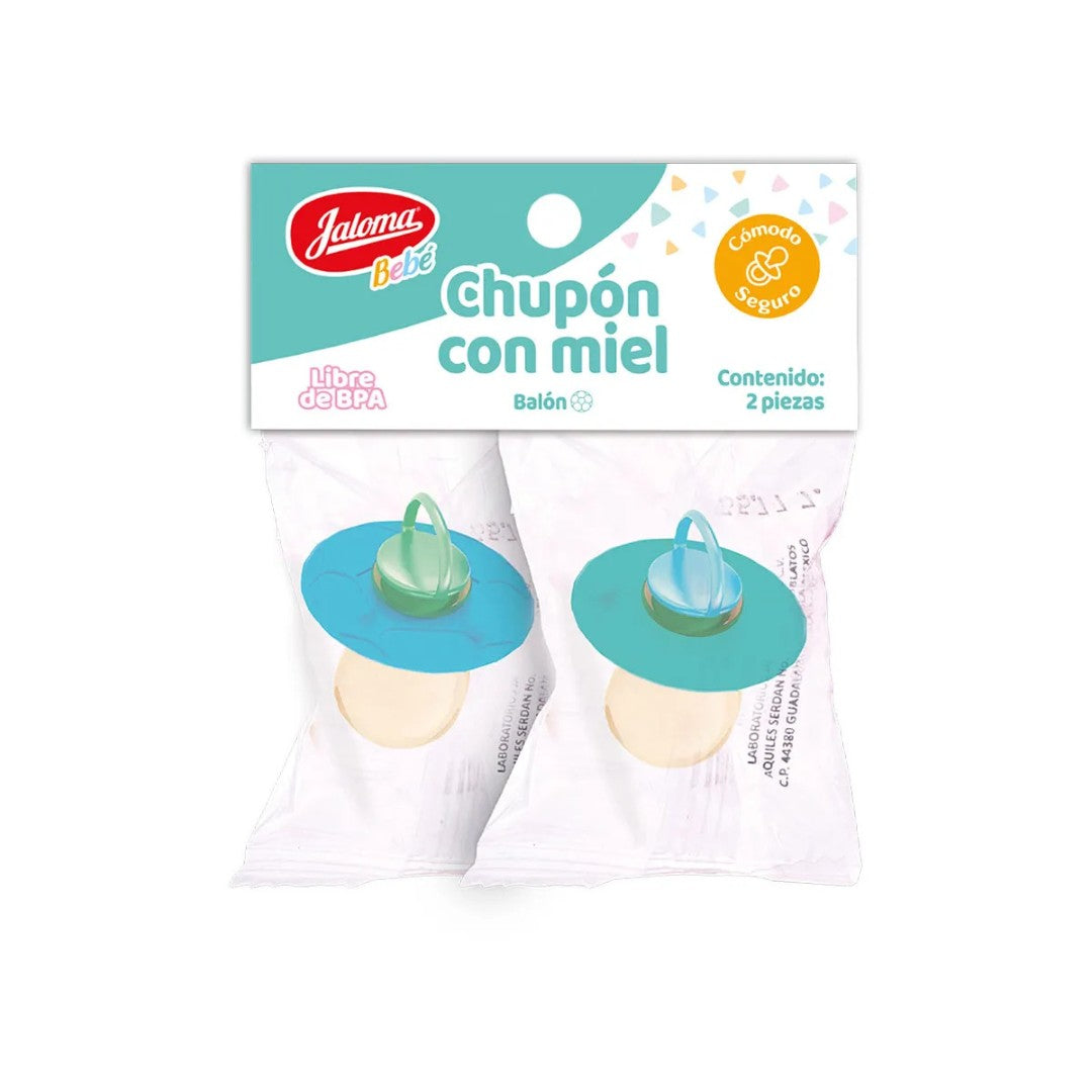 Chupon Jaloma Circular Con Miel 2 Piezas