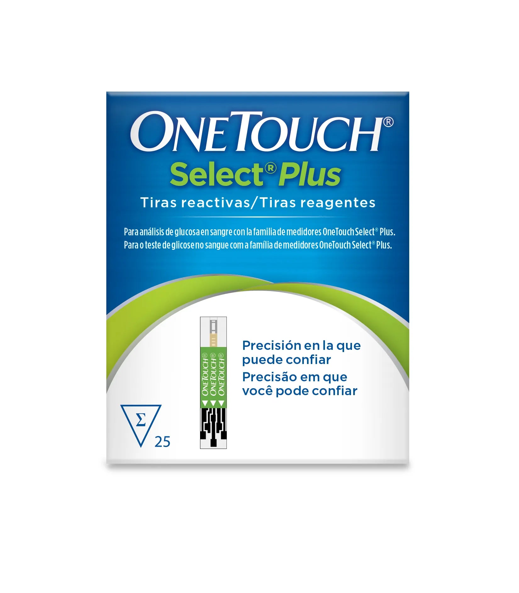 One Touch Select Plus 25 Tiras Reactivas