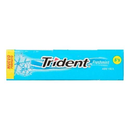 Chicle Trident 5 S Fresh Mint 13.5 Gramos