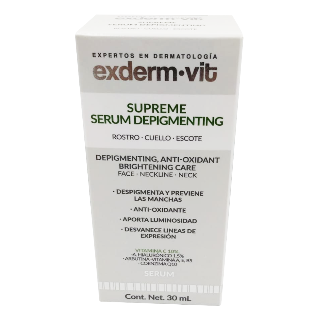 Exderm Vit Serum Supreme Depigmenting Vitamina C 30 Ml