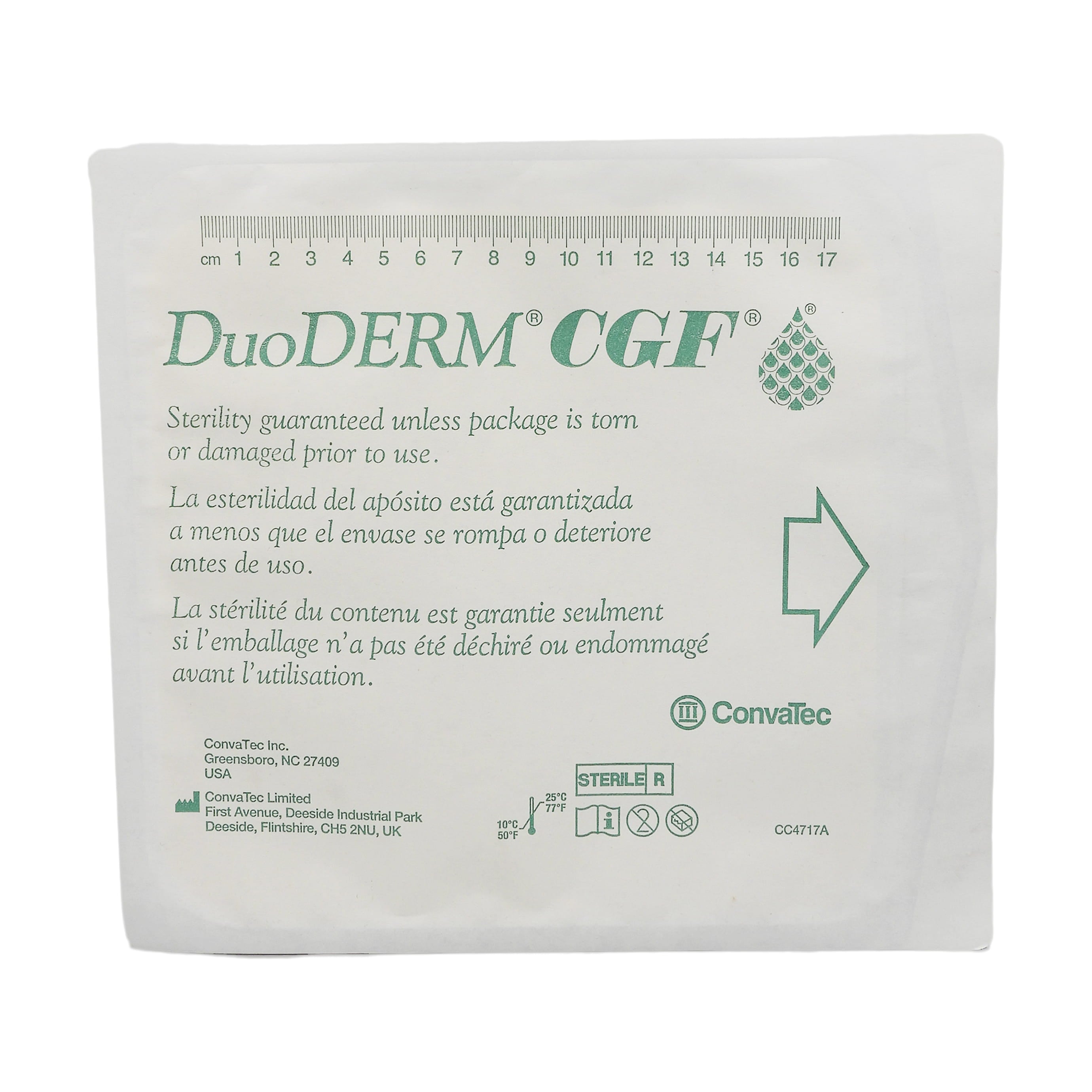 Aposito Duoderm 20X20 Con Gf 187662 Pieza Bordes Convatec