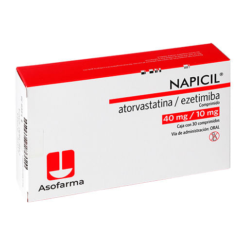 Napicil 40 Mg/10 Mg Con 30 Comprimidos