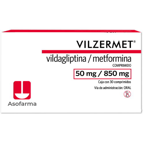 Vilzermet 50/850 Mg Con 30 Comprimidos