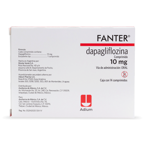 Fanter 10 Mg Con 14 Comprimidos