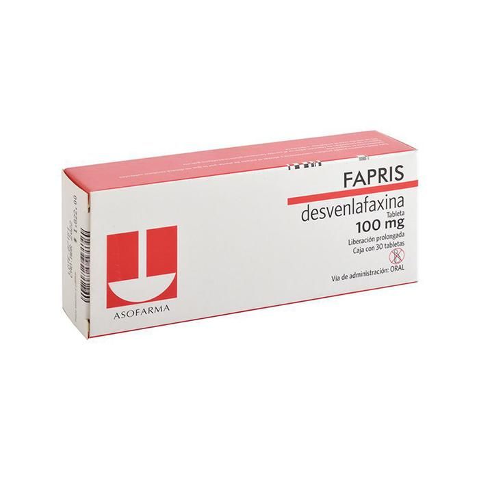 Fapris Lp 100 Mg Con 30 Tabletas