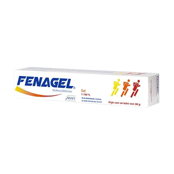 Fenagel (Diclofenaco) Gel Tubo Con 60 G