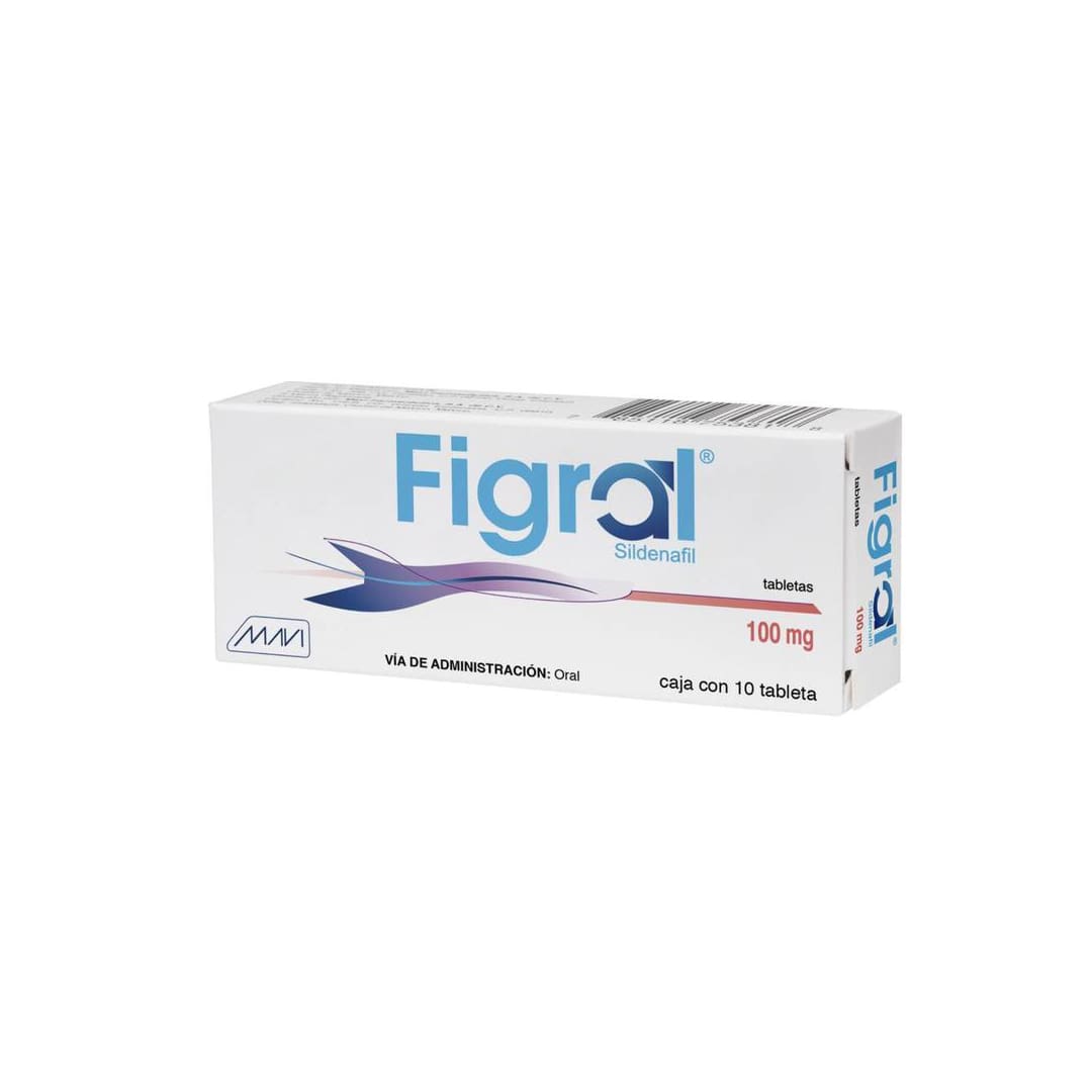 Figral (Sildenafil) 100 Mg Tabletas Con 10 Mavi