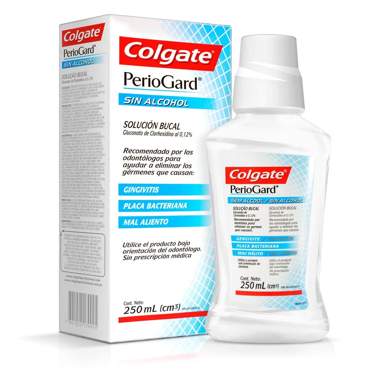 Enjuague Bucal Colgate Periogar Sin Alcohol 250 Ml