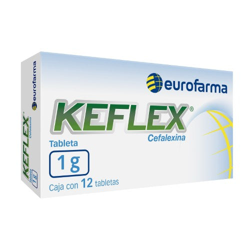 Keflex 1 G Con 12 Tabletas