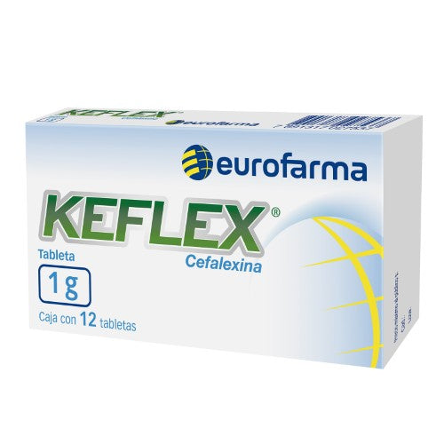 Keflex 1 G Con 12 Tabletas