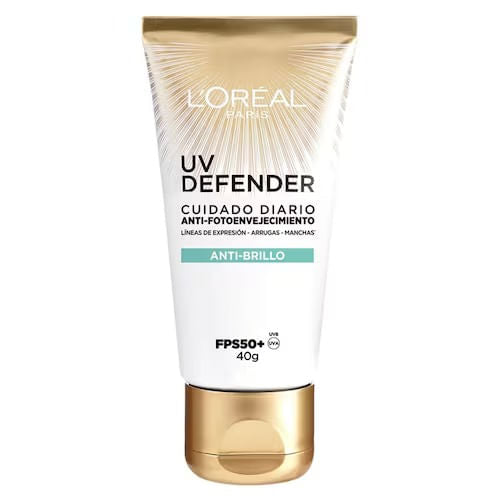 Crema Loreal Uv Defender Fps 50 Anti Brillo 40 G