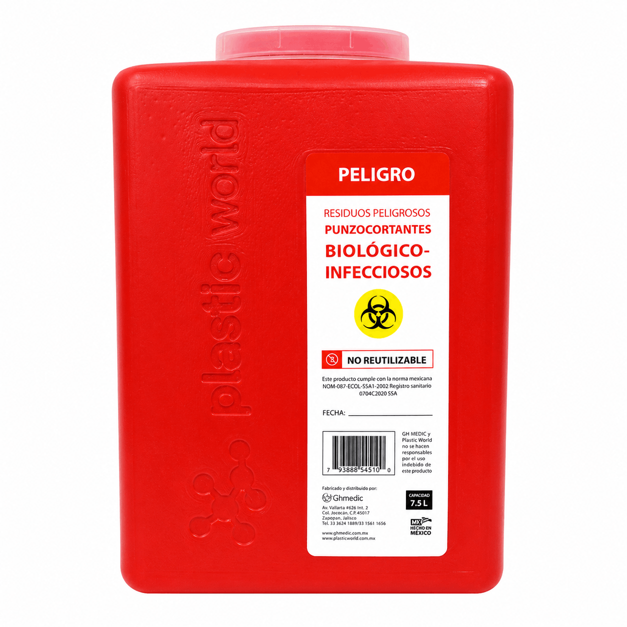 Recolector Punzocortantes 7.5 L