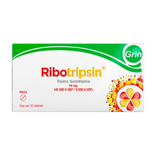 Ribotripsin 18 Mg Con 30 Tab