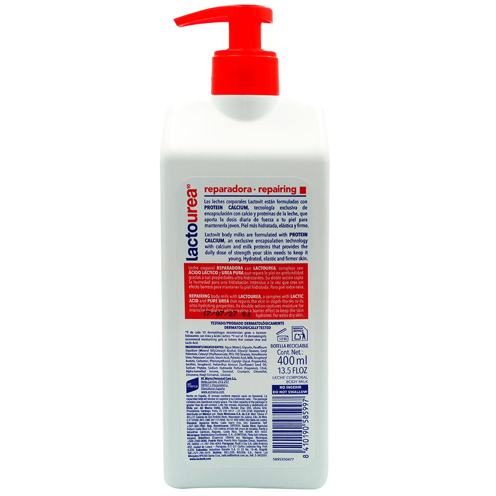 Lactovit Lactourea Piel Reparada 400 Ml