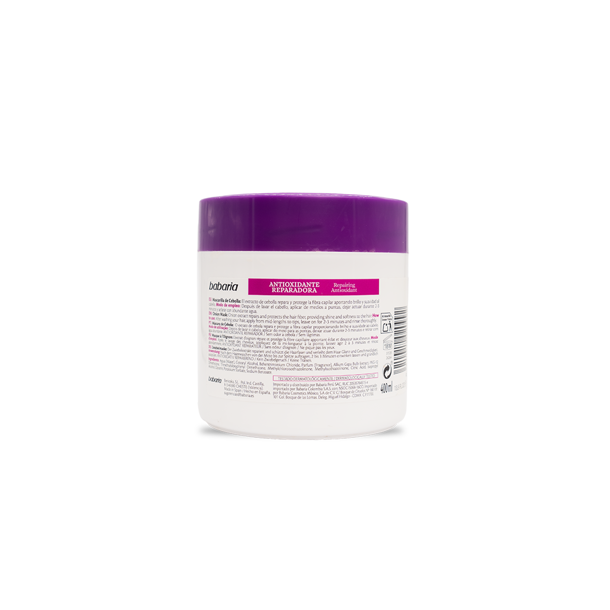 Mascarilla Capilar Babaria Cebolla 400 Ml