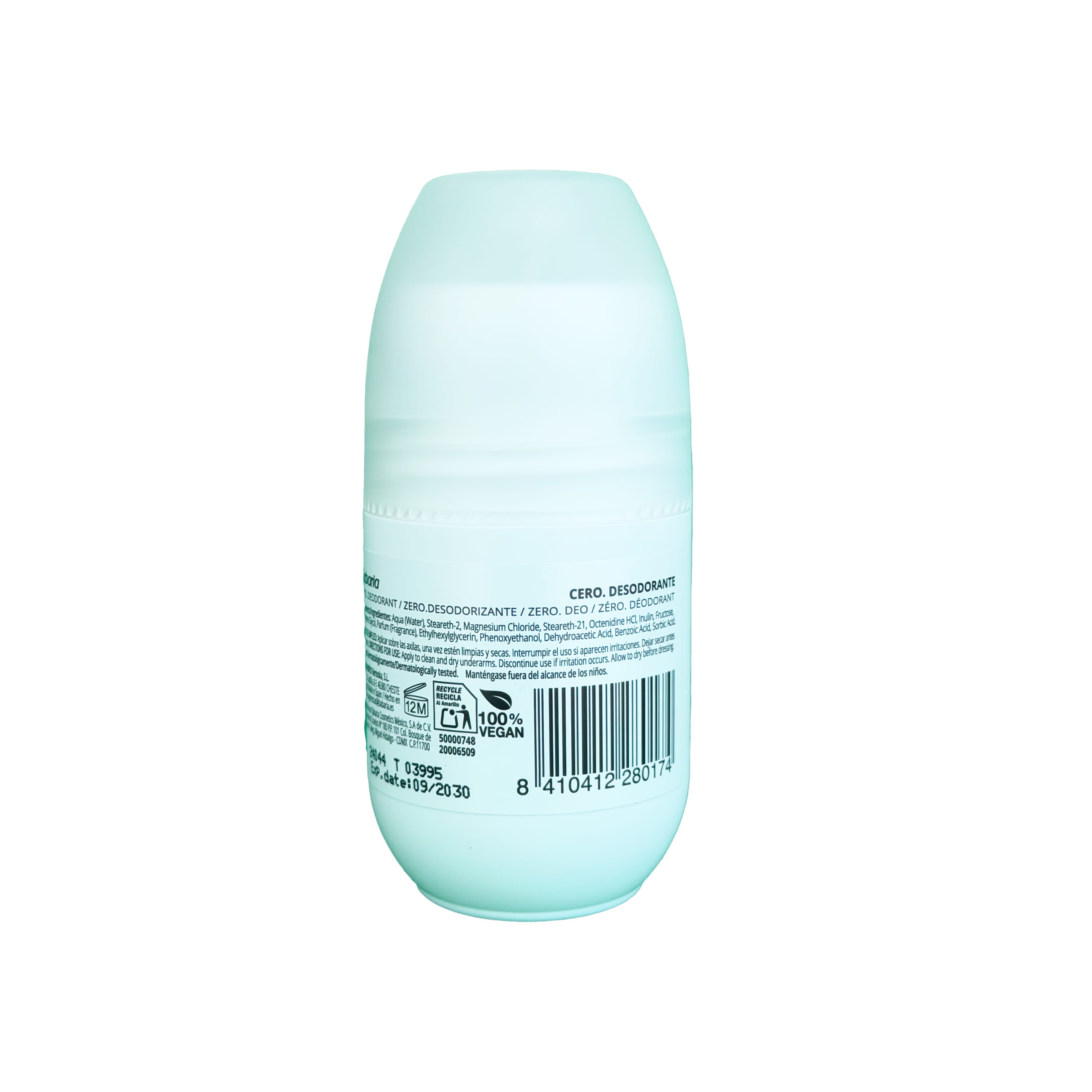 Desodorante Babaria Cero Roll On 50 Ml