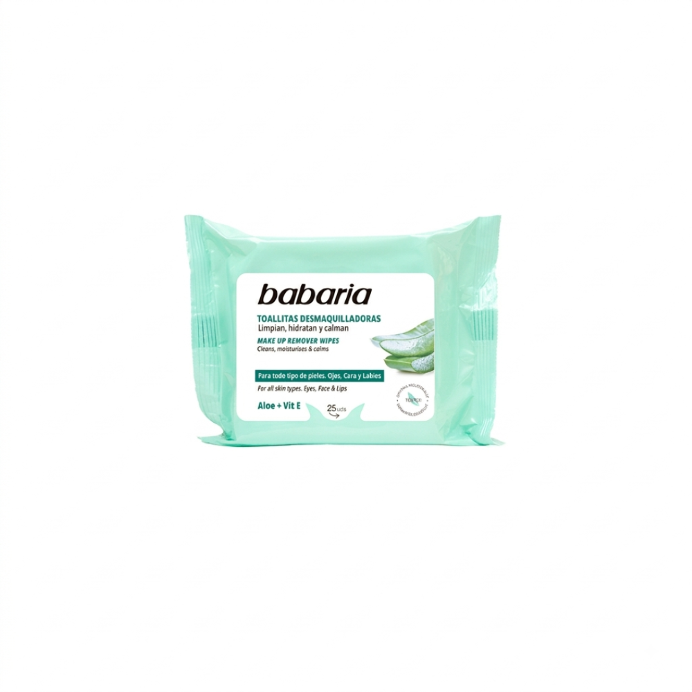 Toallas Desmaquillante Babaria Aloe Vera Con 25