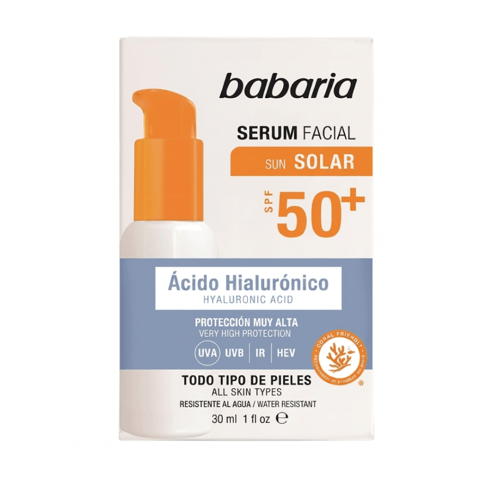 Serum Babaria Solar Con Acido Hiaulorico 30 Ml
