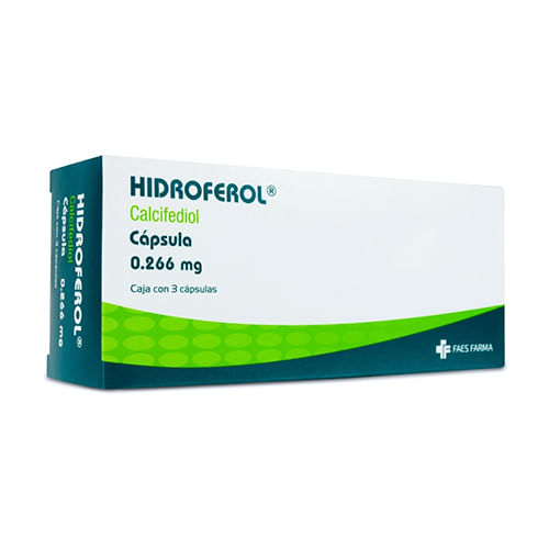 Hidroferol 0.226 Mg Con 3 Capsulas