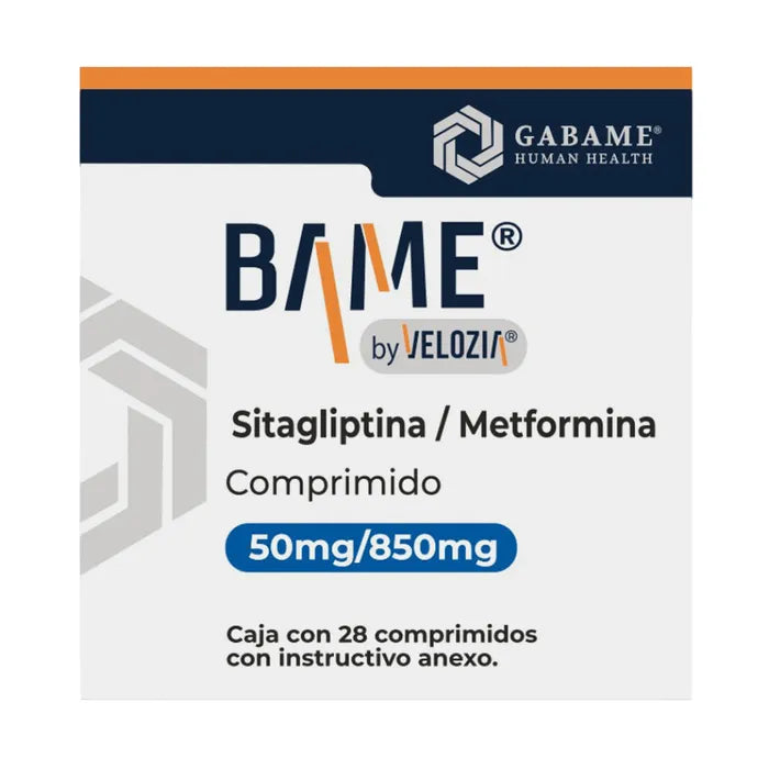 Bame 50/850 Mg Con 28 Comprimidos