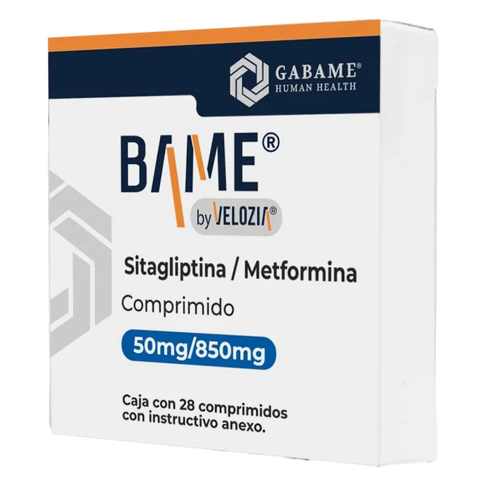 Bame 50/850 Mg Con 28 Comprimidos