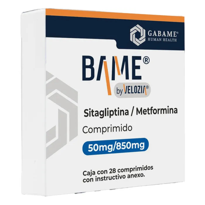 Bame 50/850 Mg Con 28 Comprimidos