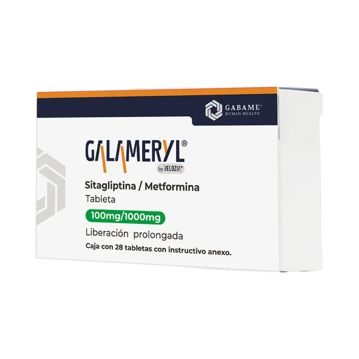 Galameryl 100/1000 Mg Con 28 Tabletas