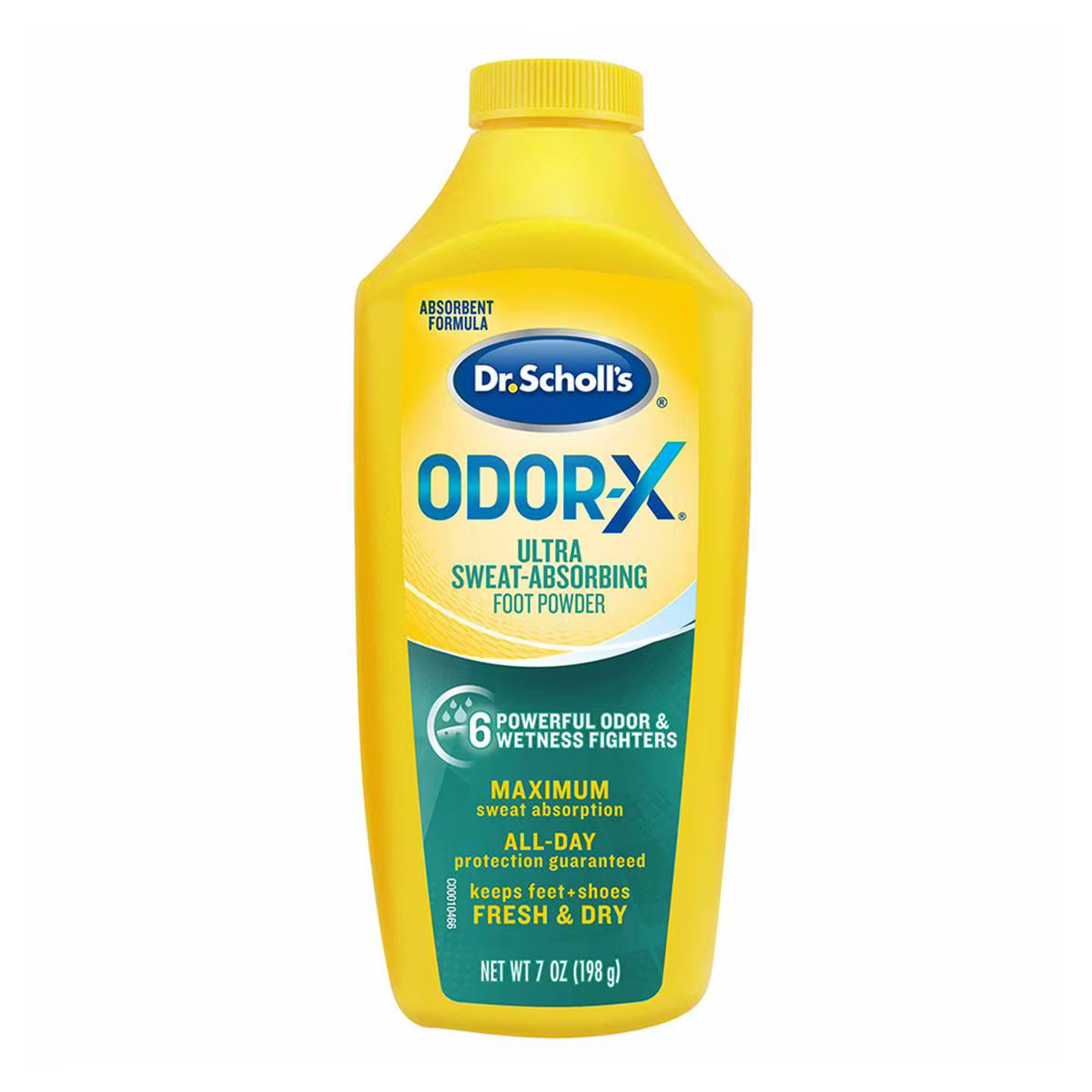 Talco Scholl Odor-X Ultra Absorbente Pies 198 G