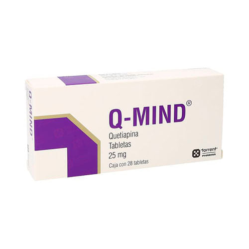 Q-Mind 25 Mg Con 28 Tabletas