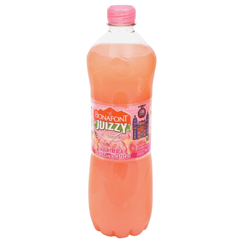 Agua Bonafont Juizzy Guayaba 1 Litro 758104006281 