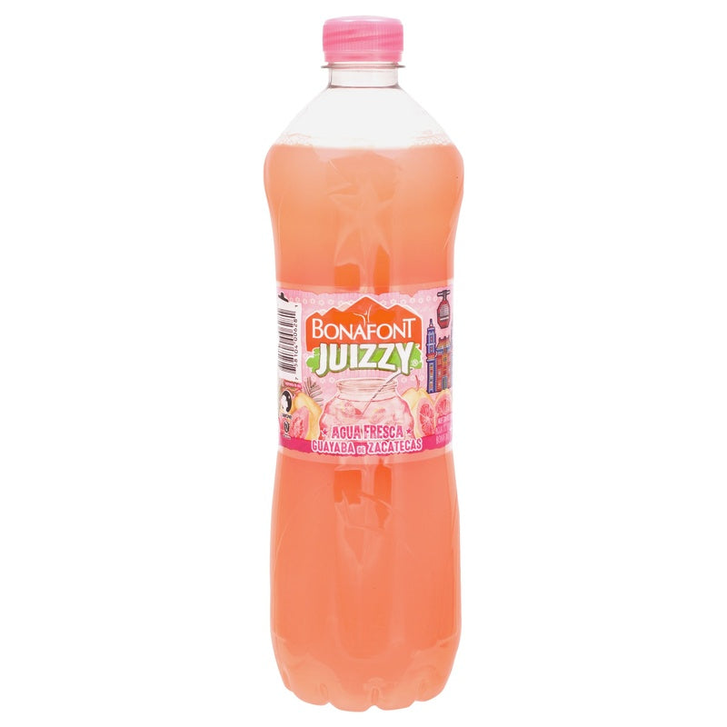 Agua Bonafont Juizzy Guayaba 1 Litro 758104006281  perfil 2