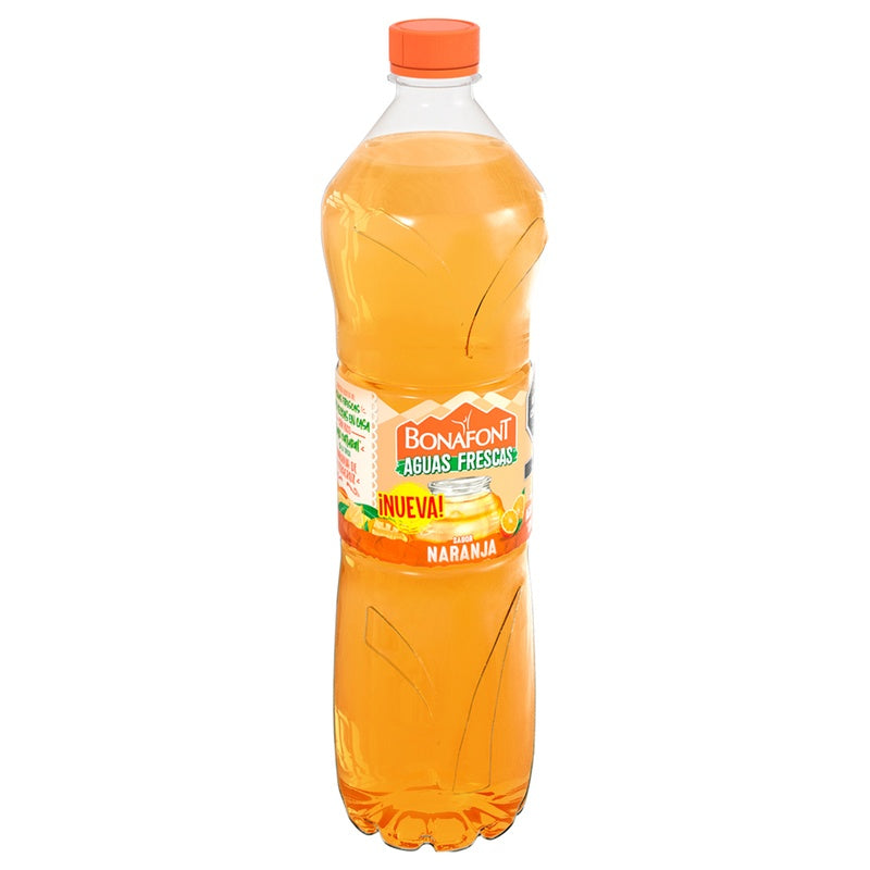 Agua Bonafont Juizzy Naranja Fresca 1 Litro 758104008193  perfil 5