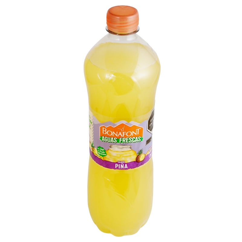 Agua Bonafont Juzzy Piña Fresca 1 Litro 758104005635  perfil 2