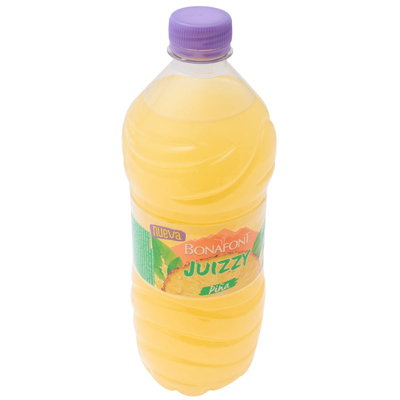 Agua Bonafont Juzzy Piña Fresca 1 Litro 758104005635  perfil 3