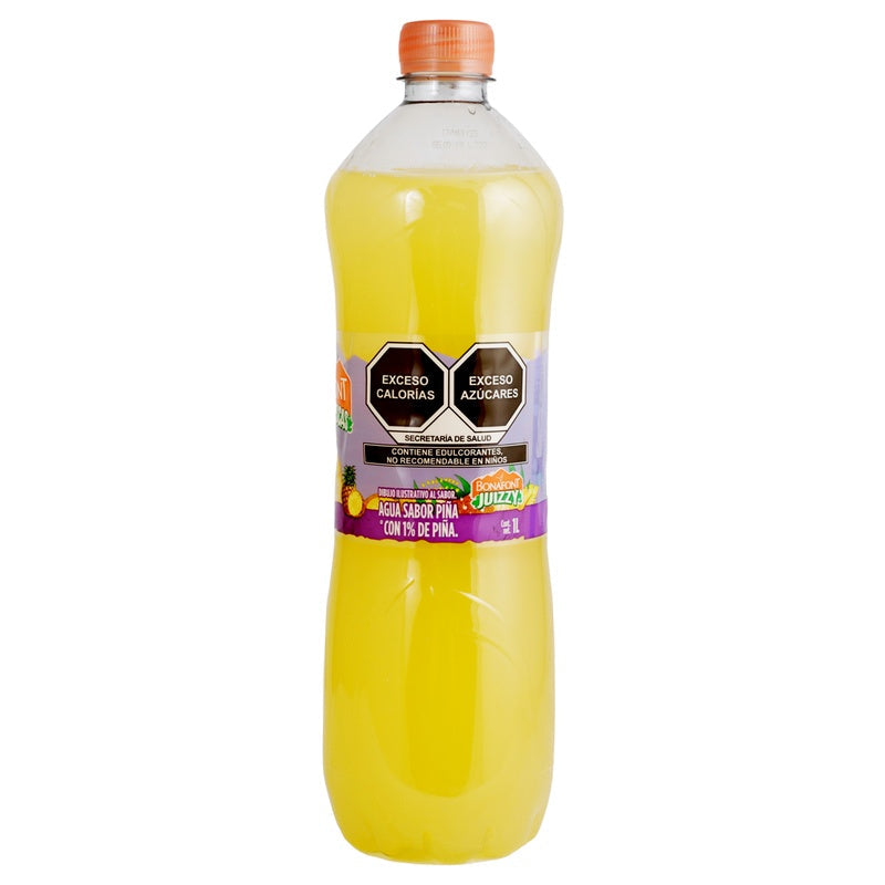 Agua Bonafont Juzzy Piña Fresca 1 Litro 758104005635  perfil 6