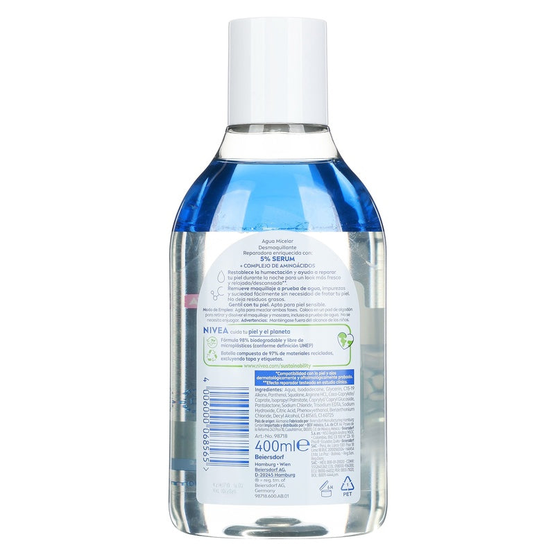 Agua Micelar Nivea Reparadora 400 Ml 4006000068565  perfil 2
