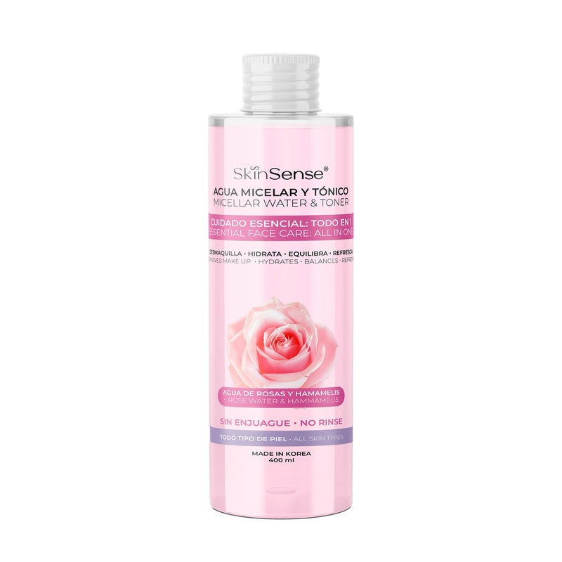 Agua Micelar Ski Sense Desmaquillante Rosas 400 Ml 7503015905504  perfil 2