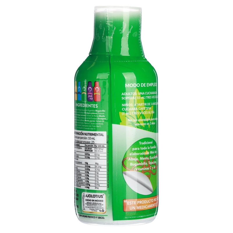 Ajolotius Jarabe Con Miel 250 Ml 7500462746605  perfil 6