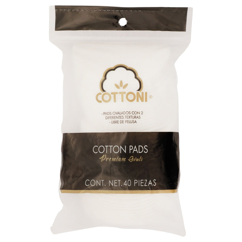 Almohadillas Cottoni Algodon Ovalada Con 40 Piezas 7503014279675 