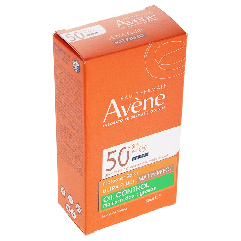 Avene Protector Solar Spf 50 Mate Perfecto 50 Ml 3282770392692  perfil 4